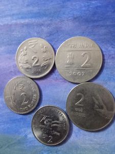 2 Unique Collectable Set Of  ₹2 &amp; ₹1 Coin