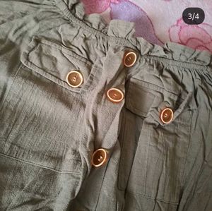 Dark Green Top ( It can be wore overshoulder too)