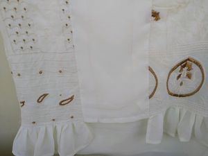 kurti with frill work.