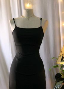 Classic Black Slip Dress