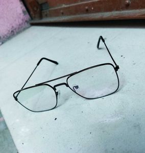 Unisex Black Steel Rectangular , UV Protected