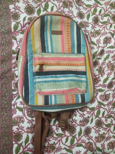 A multicolored bag