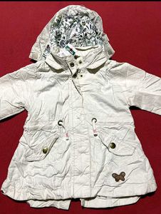 H&amp;M Floral-Lined Hooded Jacket for Kids