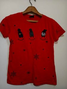 Red Graphic Tshirt