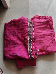 Nine Dupattas (Mix Of Cotton And Chiffon )