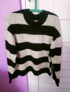 Striped Knit Sweater