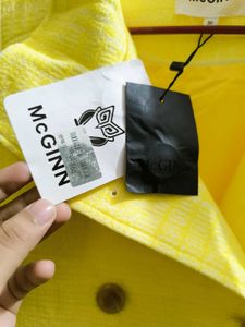 ⚫New 🌟Yellow Double-Breasted Jacket