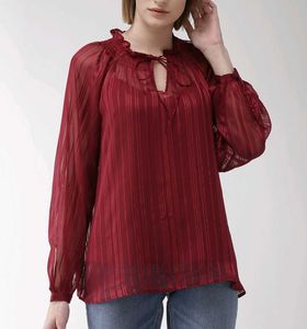 Marks & SpencerSolid Blouse with Tie-Up