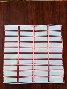 Blank Lable Sticker Packeg Price Writing