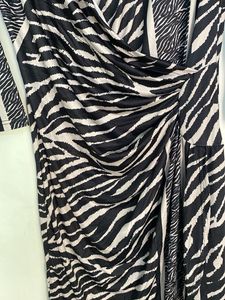 Chic Zebra Print Dress