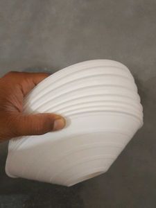 White Plastic String Cone Spools