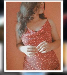 Red Polka Dot Slip Dress