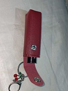 Tira Cherry Keychain &amp; Lipstick Holder