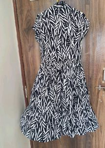 Knee Length Floral Dress for Women