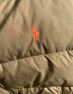 Dual Olive &amp; Tangerine Puffer Vest