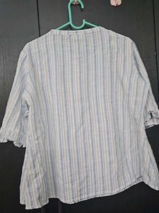 Blue Stiped Top