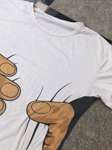 Printed White T-Shirt