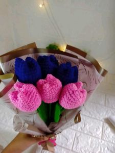 Crochet Tulip🌷 Bouquet 💐