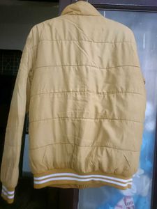 Cantabil Men Winter Mustard Jacket In L Size