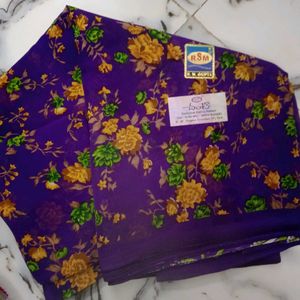 Floral Printed Saree