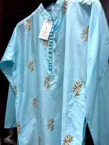 Cotton silk Kurta
