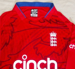 Red England Cricket Jersey