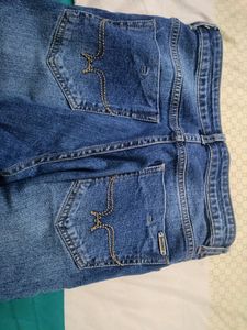 Blue Mid Rise Jeans