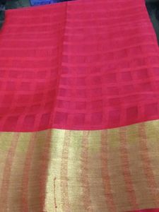 Elegant Red Saree