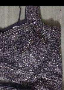 Purple Lehenga Choli Set