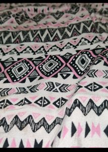 Trendy Pink &amp; Black Geometric Print Jumpsuit