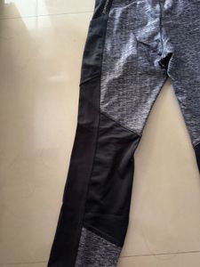 Gray &amp; Black Athletic Leggings