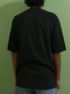 Graphic Print Black T-shirt