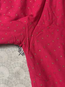 Elegant Pink Embroidered Kurta Set