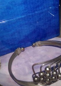 Vintage Silver Tone Cuff Bracelet