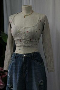 Zara Floral Embroidered Top