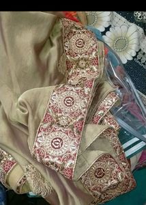New Saree With Blouse Pice Inside It