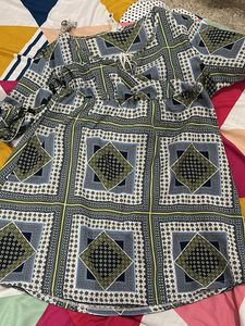 Patterned Jumpsuit Co-ord Set