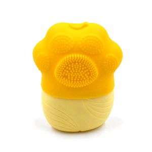 Non Slip Silicone Face Ice Cubes Easy Grip New Unique Shape ice Roller Base Reusable for Beauty  ( 1 pc )