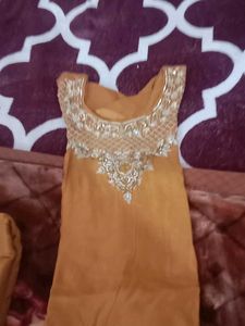 Hand Embroidery Stiched Salwar Suit