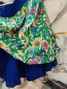 globus Floral Print flair skirt large size