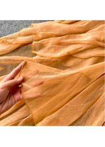 Flowy Amber High Low Maxi Dress