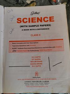 Class 10 - Golden Science Guide (With SamplePaper)