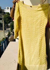Elegant Yellow Kurta