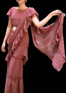 Beautiful New Readymade Partywear Saree
