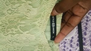 Mint Lace Mini Dress
