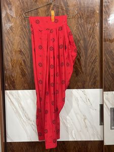 Black And Red Kurta Salwar