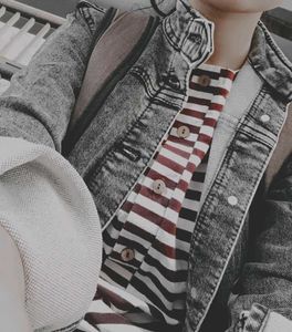Rusty Black & Grey Denim Jacket