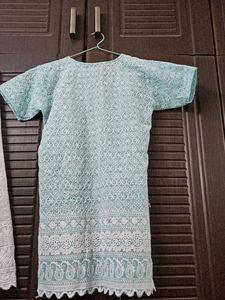 Chikankari Kurti With Plazzo