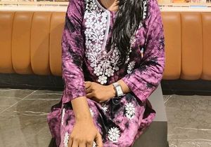 Purple Chicken Kari Kurti