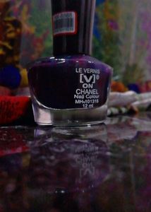 It's CHANEL'S Purple Flume Colored Nail Paint